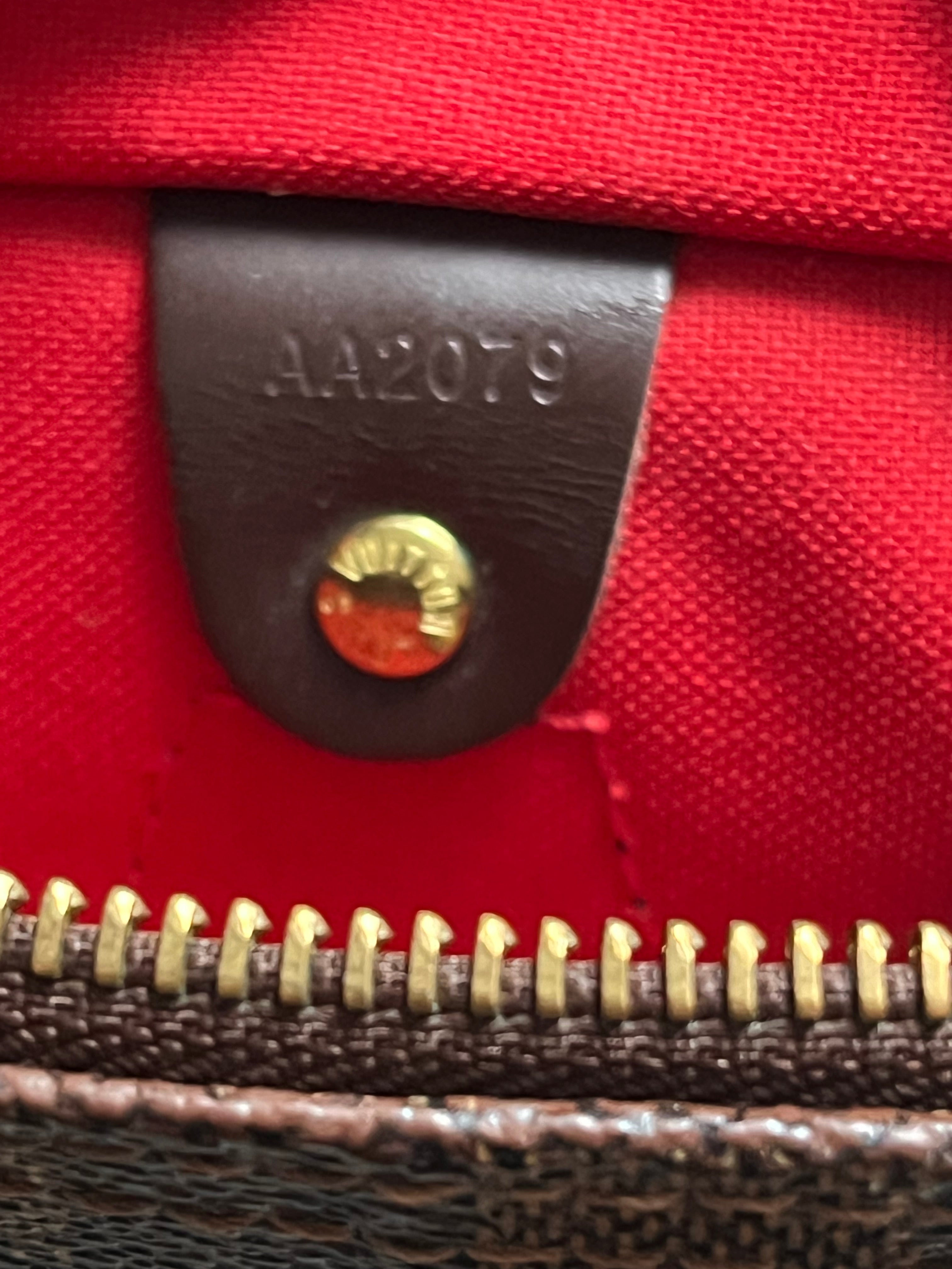 Sac Louis Vuitton speedy 25 en damier ébène