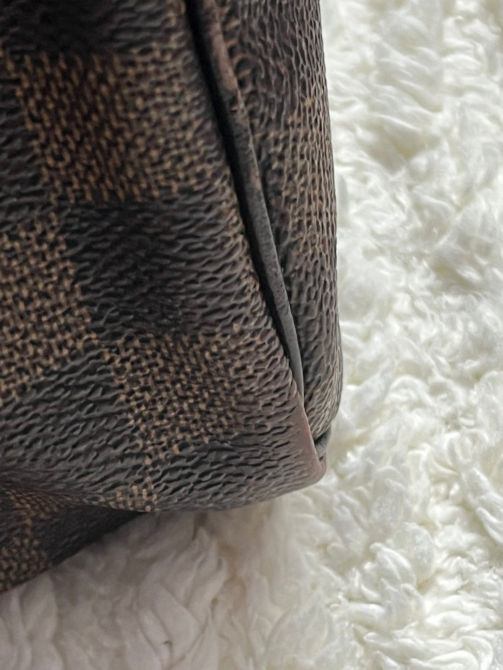 Sac Louis Vuitton speedy 25 en damier ébène