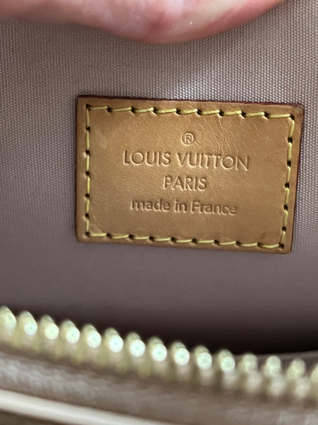 Sac Louis Vuitton alma en cuir verni