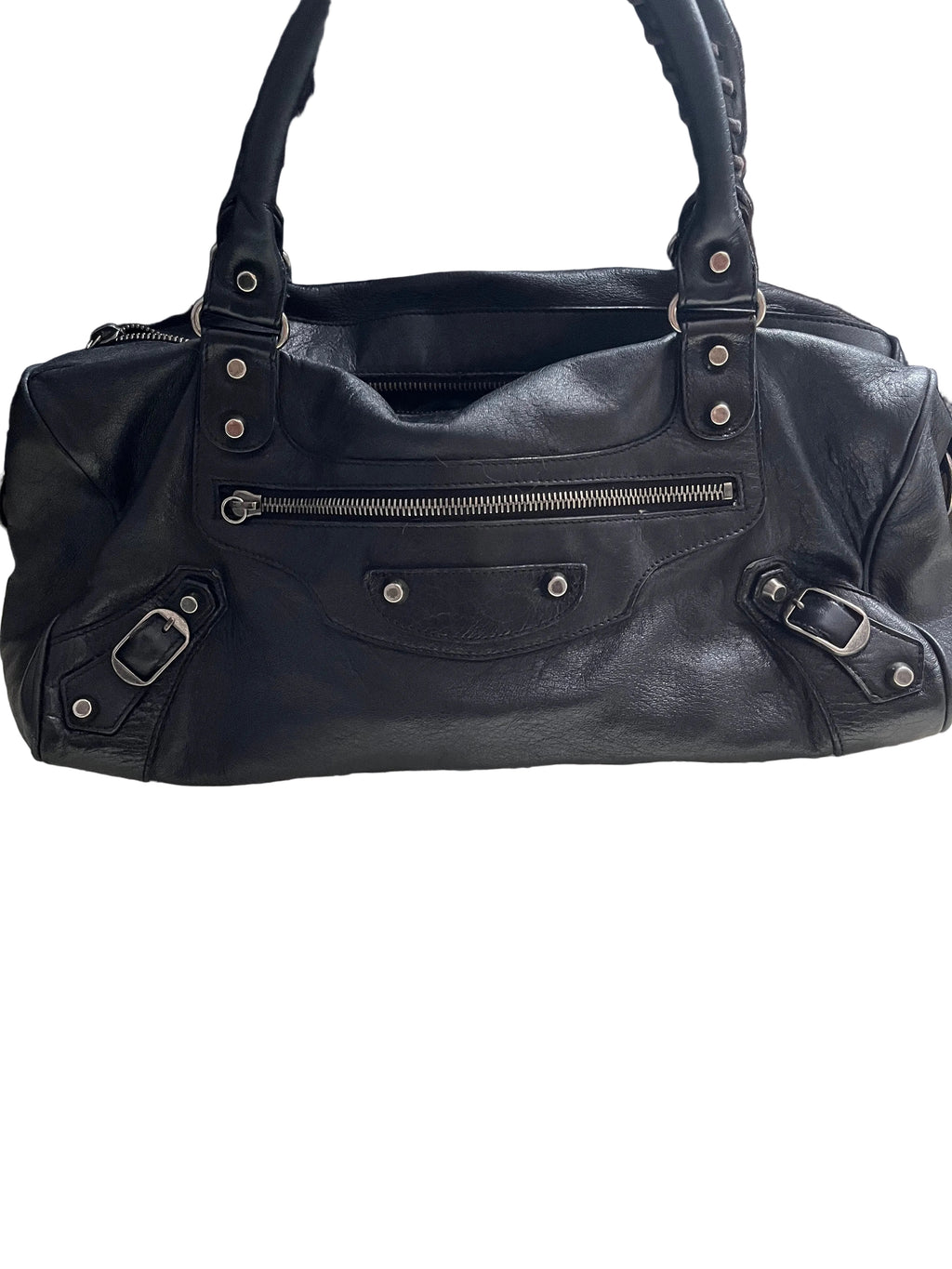 Sac balenciaga city en cuir noir