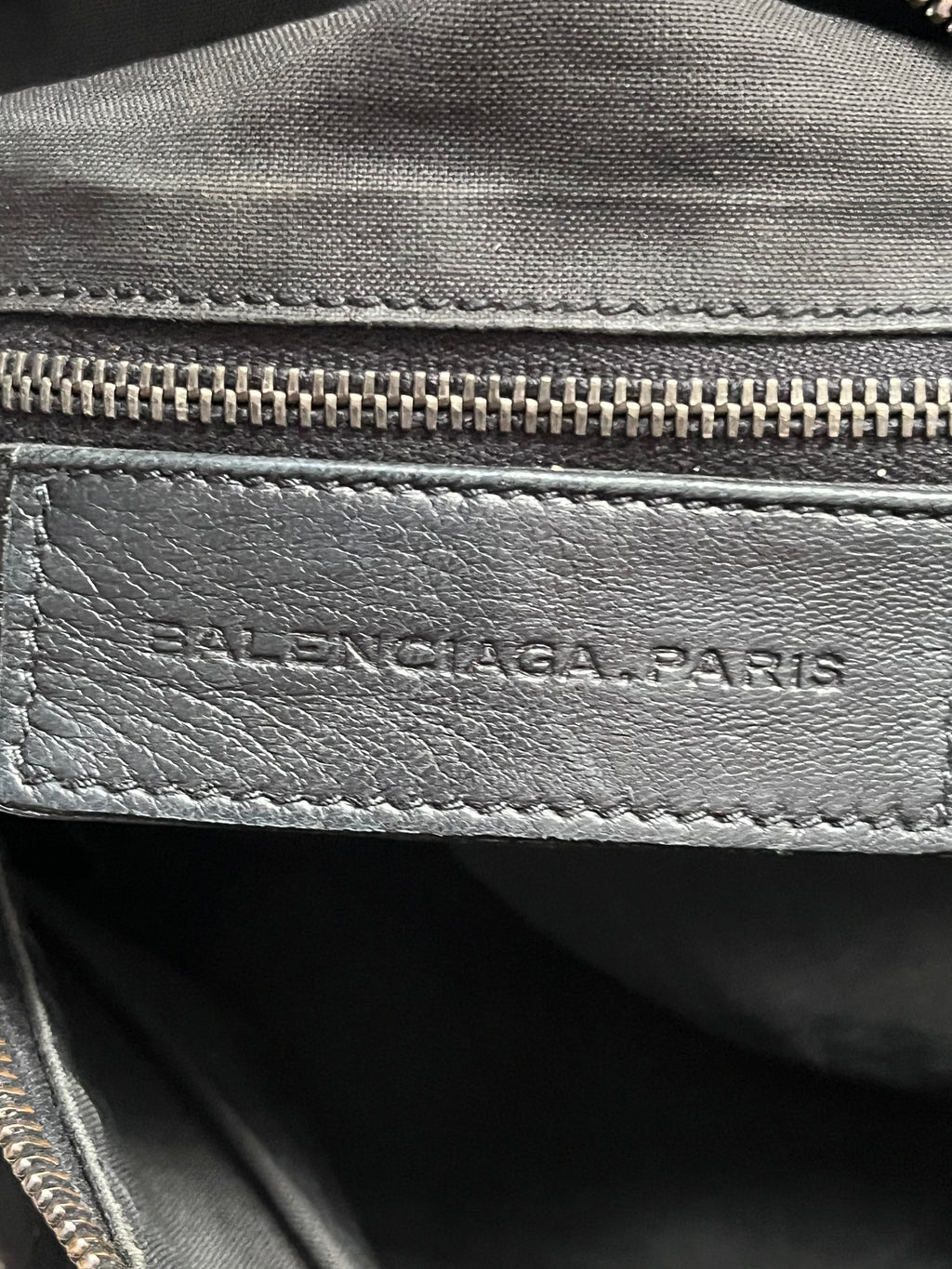 Sac balenciaga city en cuir noir