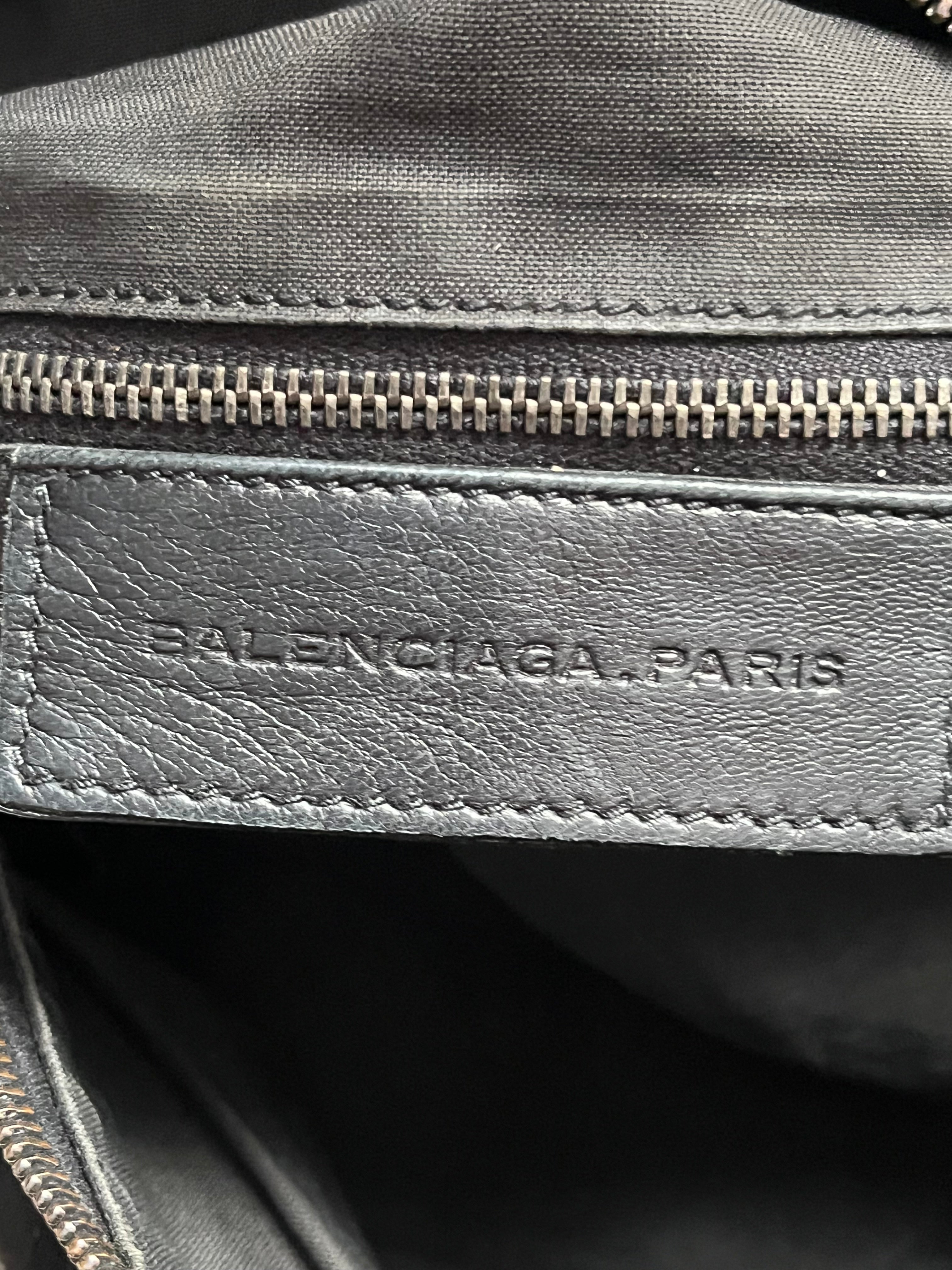 Sac balenciaga city en cuir noir