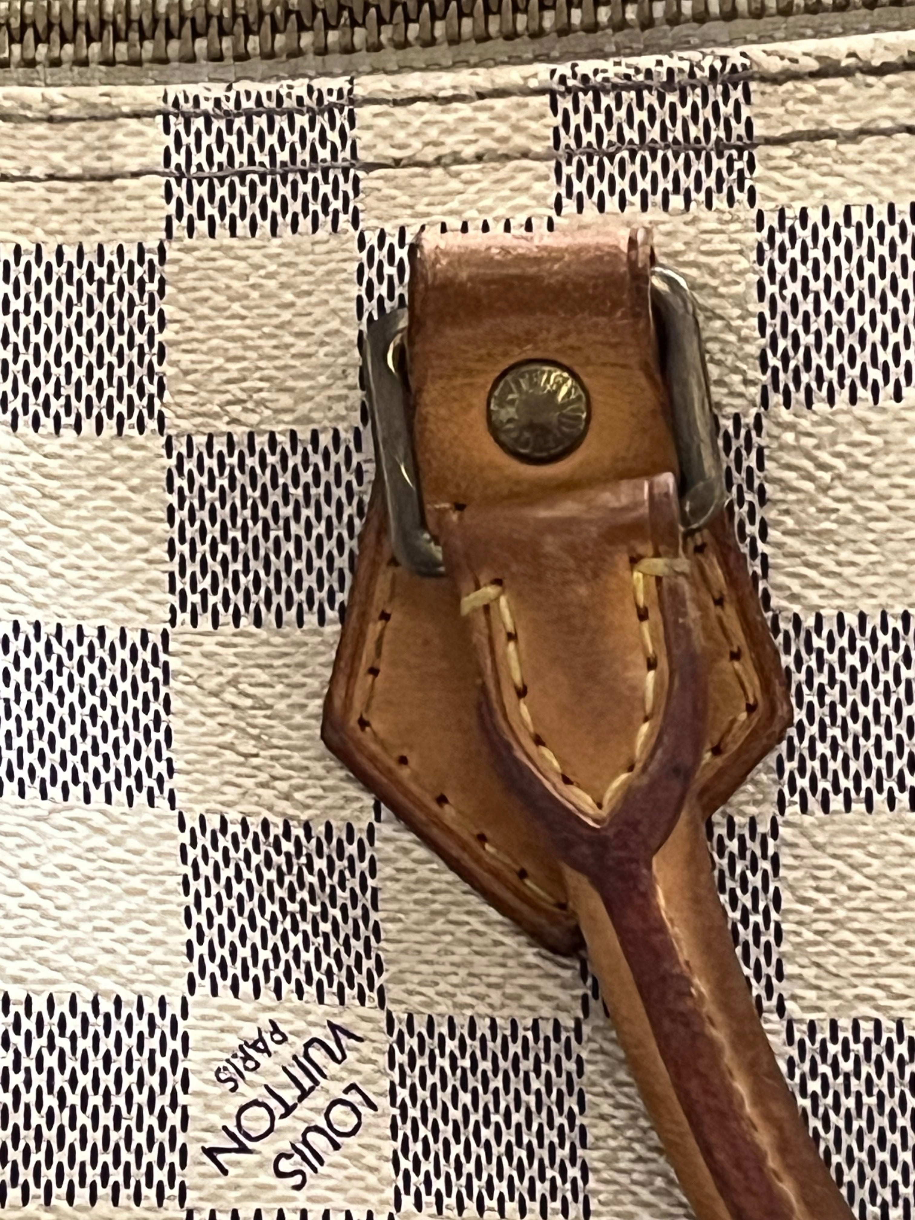 Sac Louis Vuitton speedy 30 en damier blanc