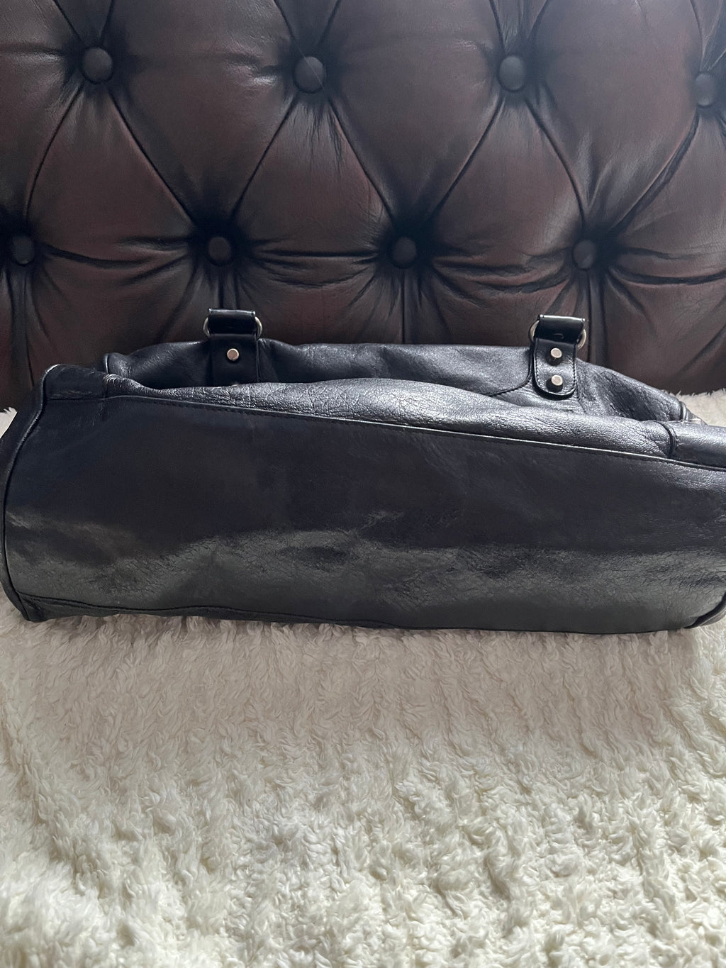 Sac balenciaga city en cuir noir