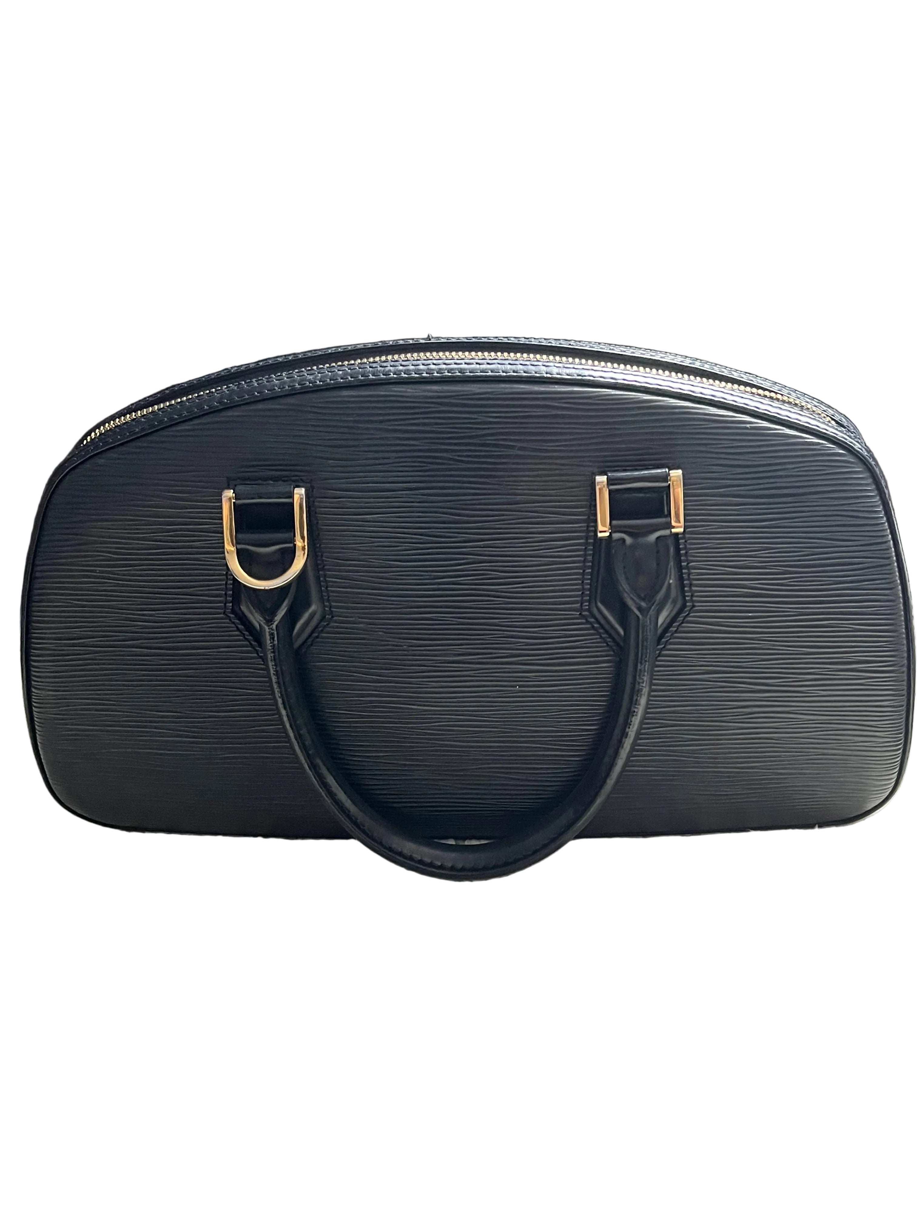 Sac Louis Vuitton jasmin en cuir épi Noir