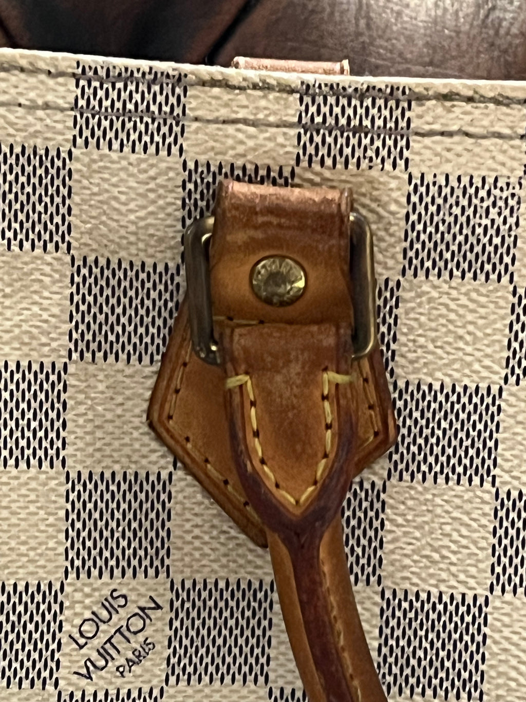 Sac Louis Vuitton speedy 30 en damier blanc
