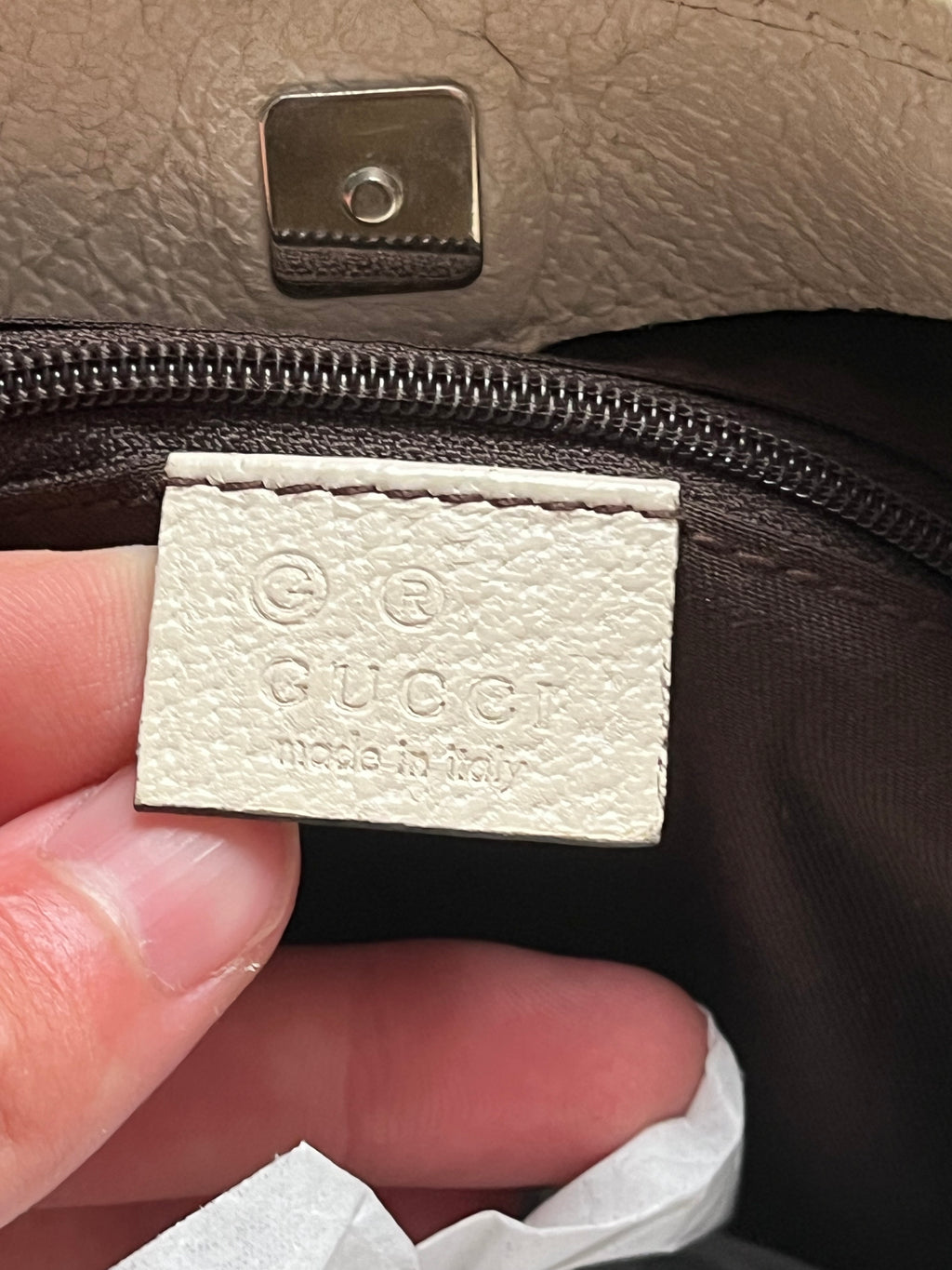 Sac Gucci en toile GG