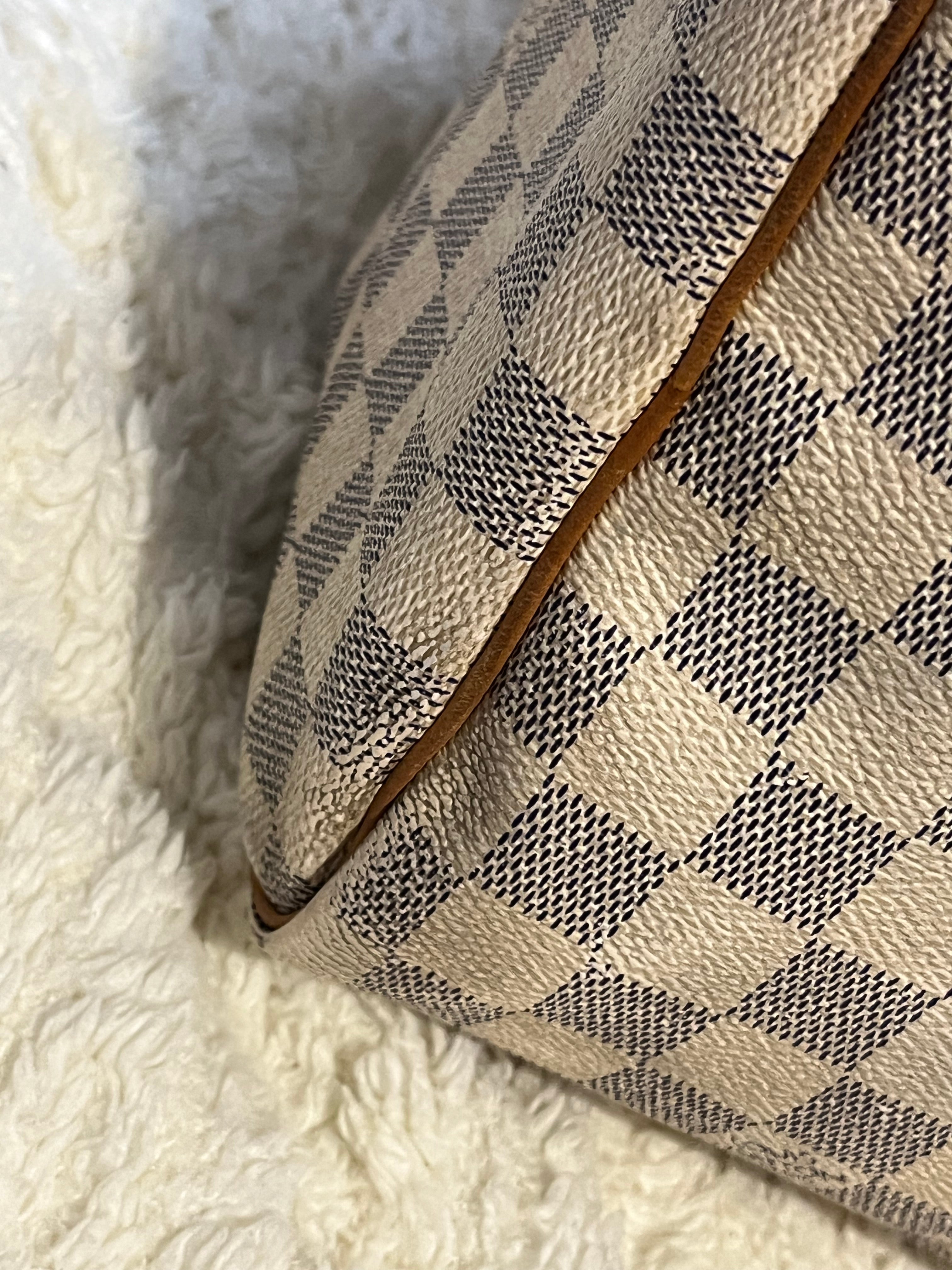 Sac Louis Vuitton speedy 30 en damier blanc