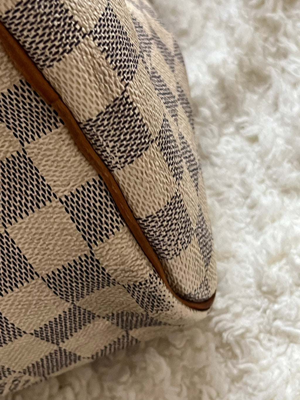 Sac Louis Vuitton speedy 30 en damier blanc