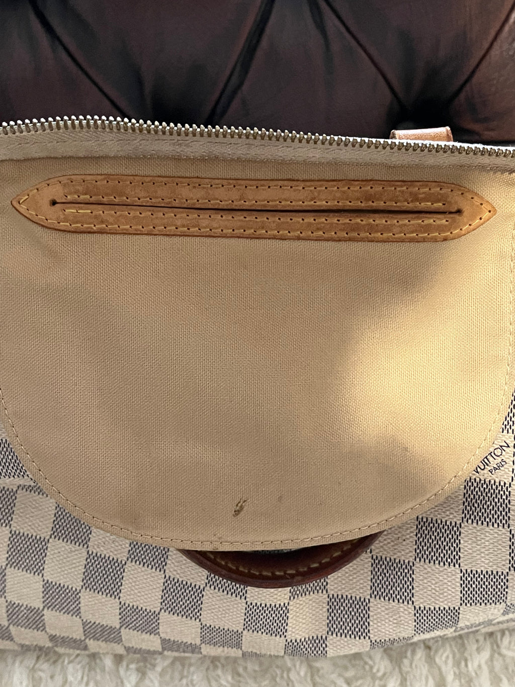 Sac Louis Vuitton speedy 30 en damier blanc