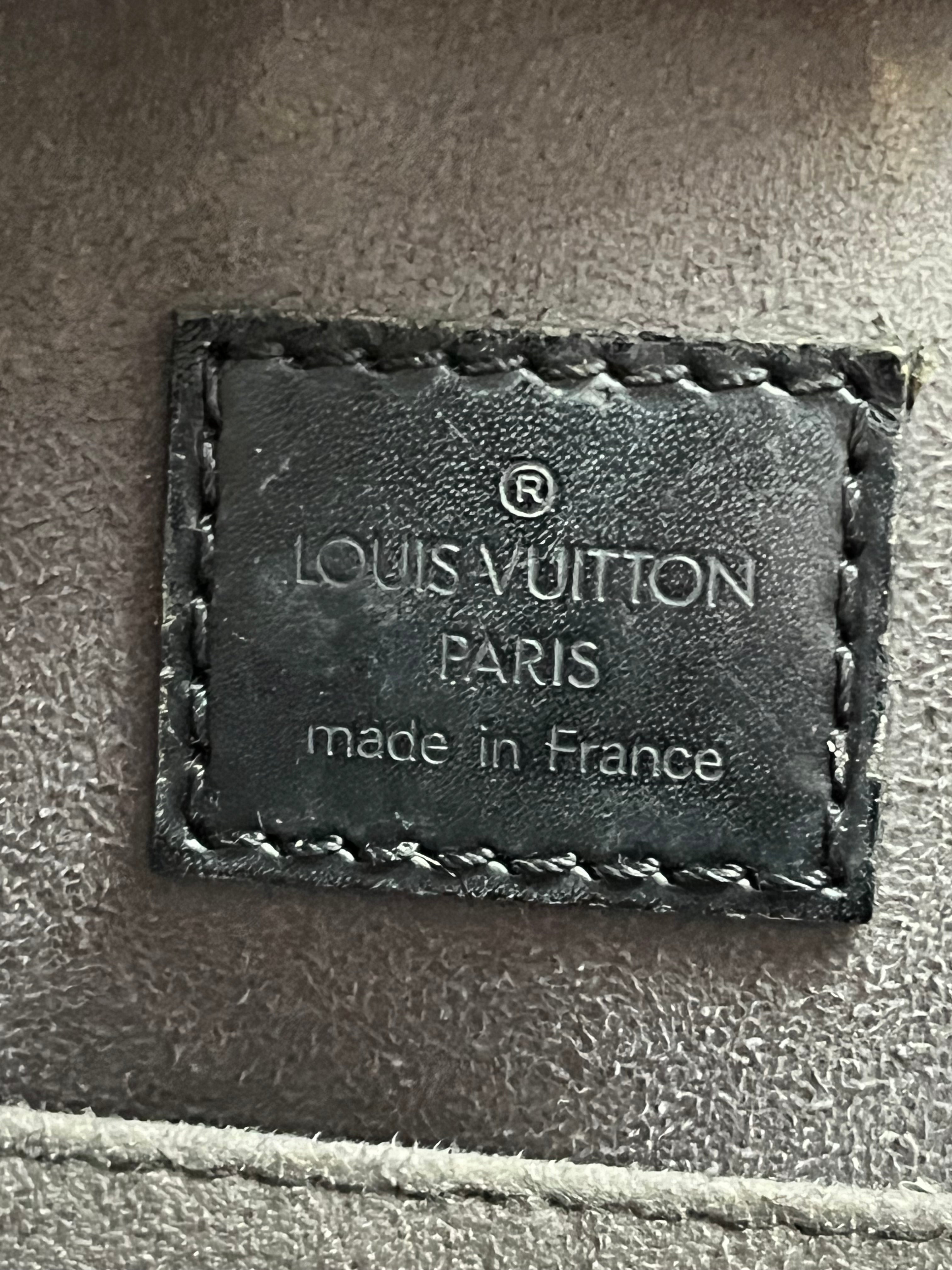 Sac Louis Vuitton jasmin en cuir épi Noir