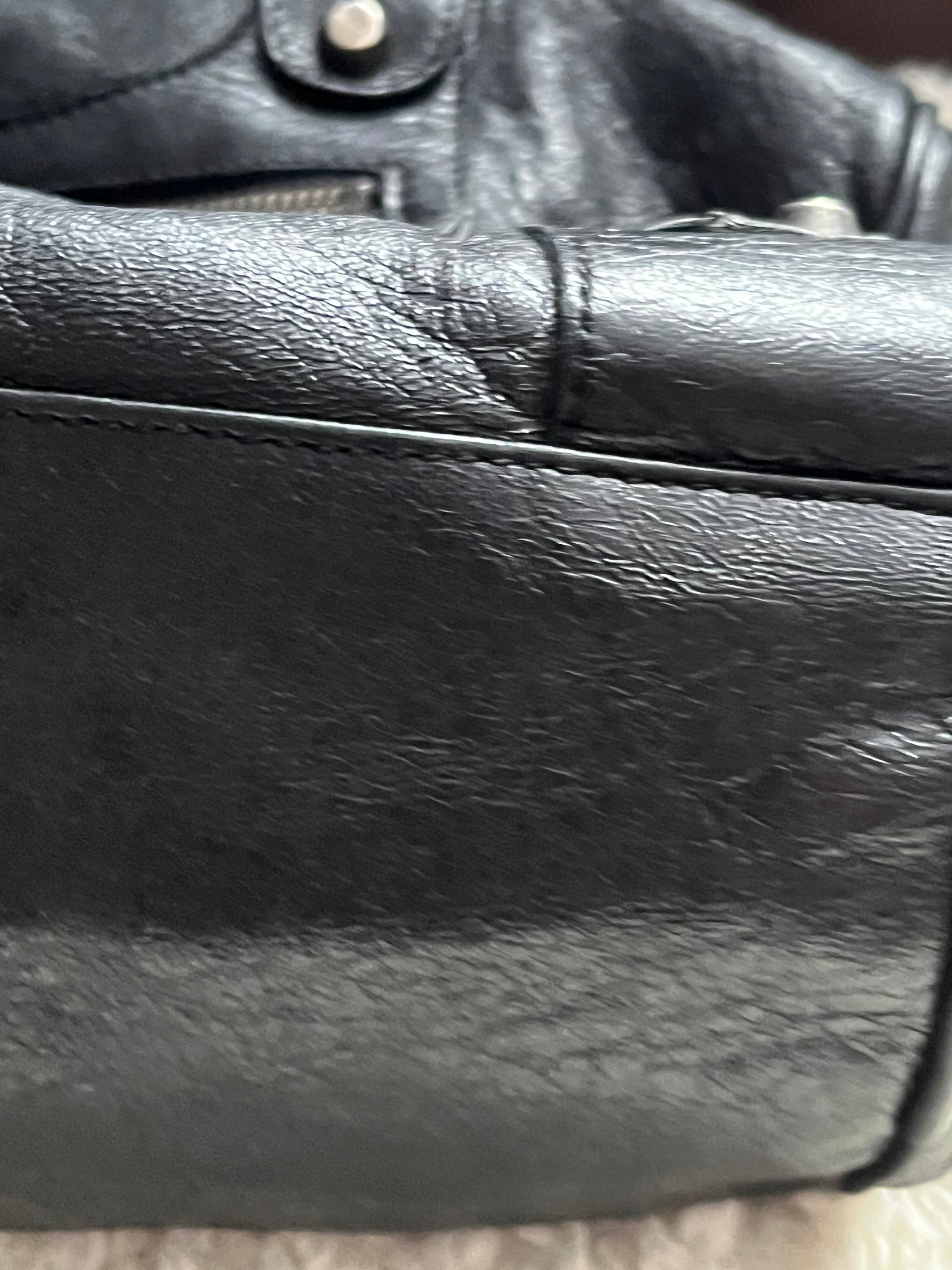 Sac balenciaga city en cuir noir