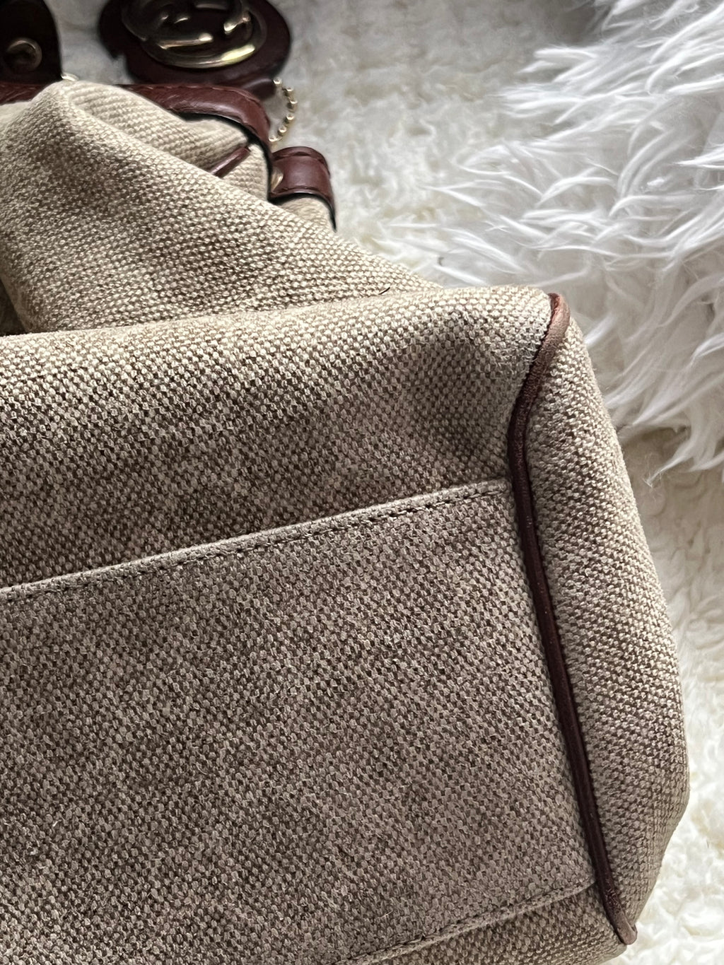 Sac Gucci en toile sukey