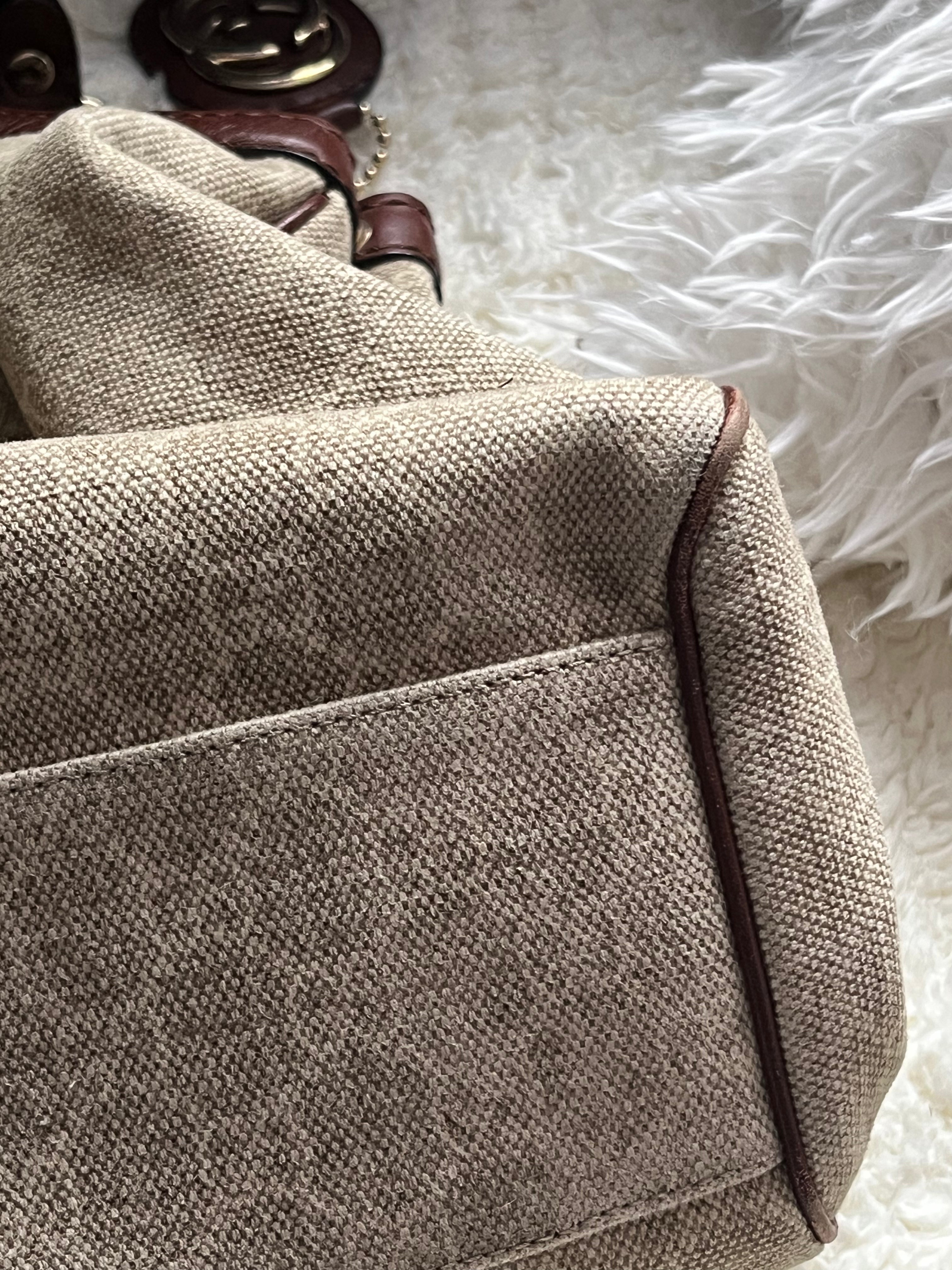 Sac Gucci en toile sukey