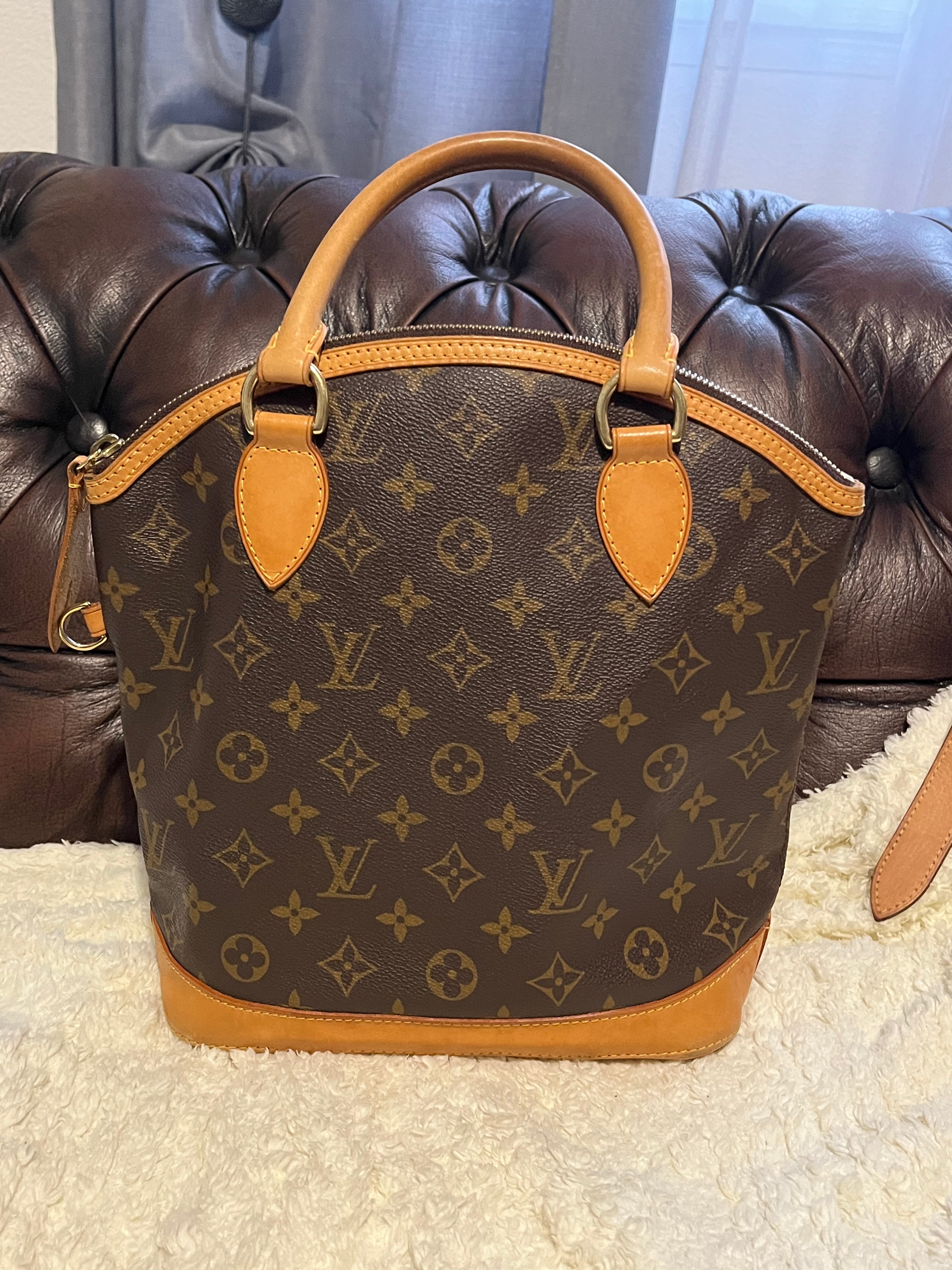 Sac Louis Vuitton lockit en toile monogramme