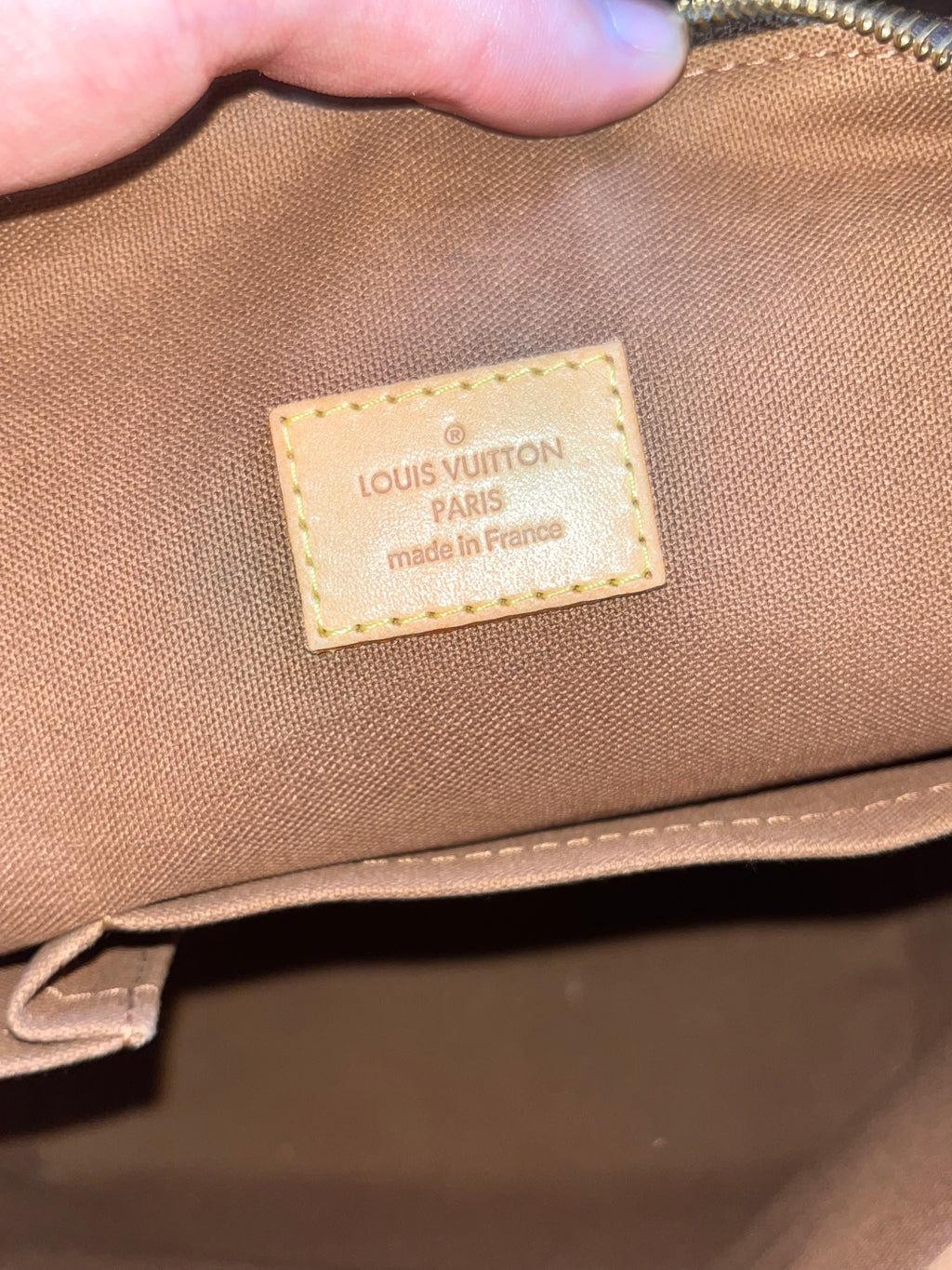 Sac Louis Vuitton lockit en toile monogramme