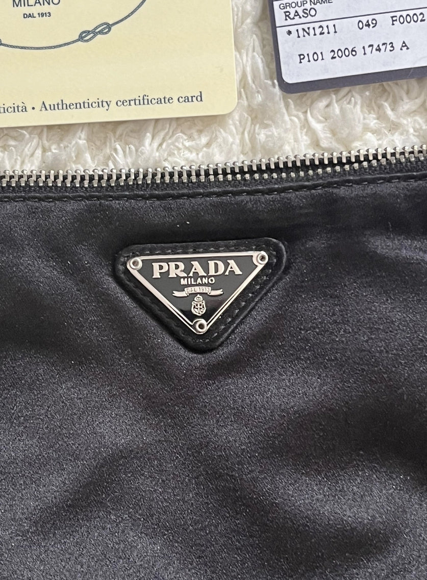 Mini pochette prada re nylon en satin